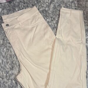Uniqlo Off White Ultra Stretch Leggings